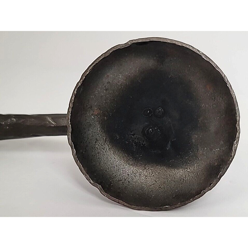 Hand Forged Iron Primitive Candle Snuffer- 15.25" Long - Picture 5 of 6